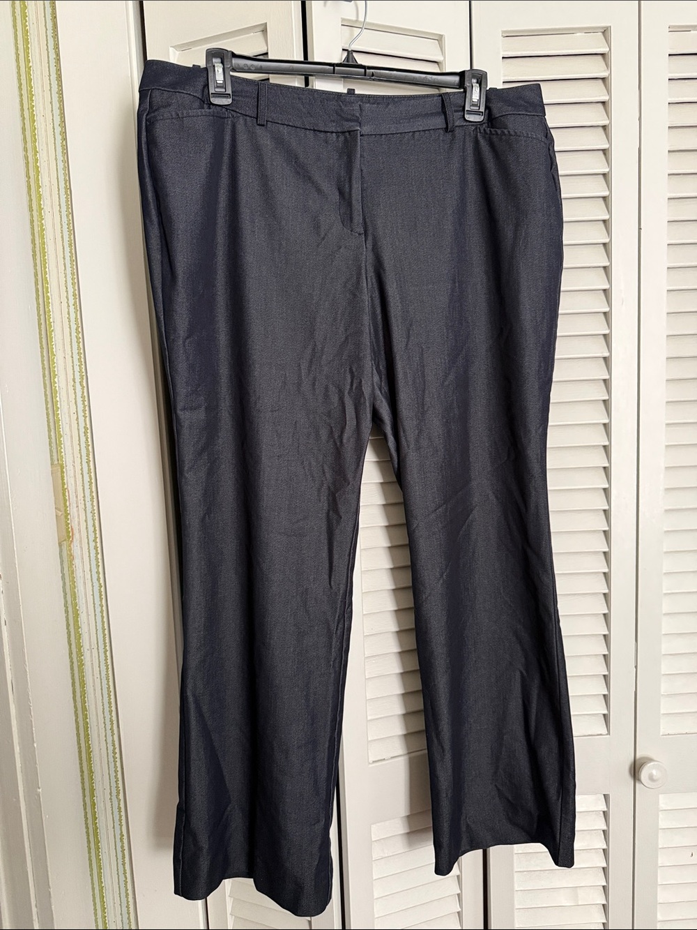 Worthington Black Boot-Cut Work Pants